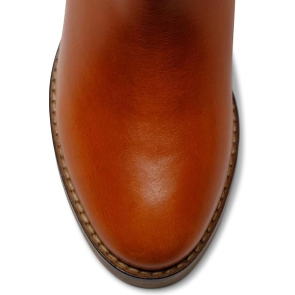 Free People Tabby Tall Boot Tuscan Tan New 7.5. Leather - Picture 5 of 14